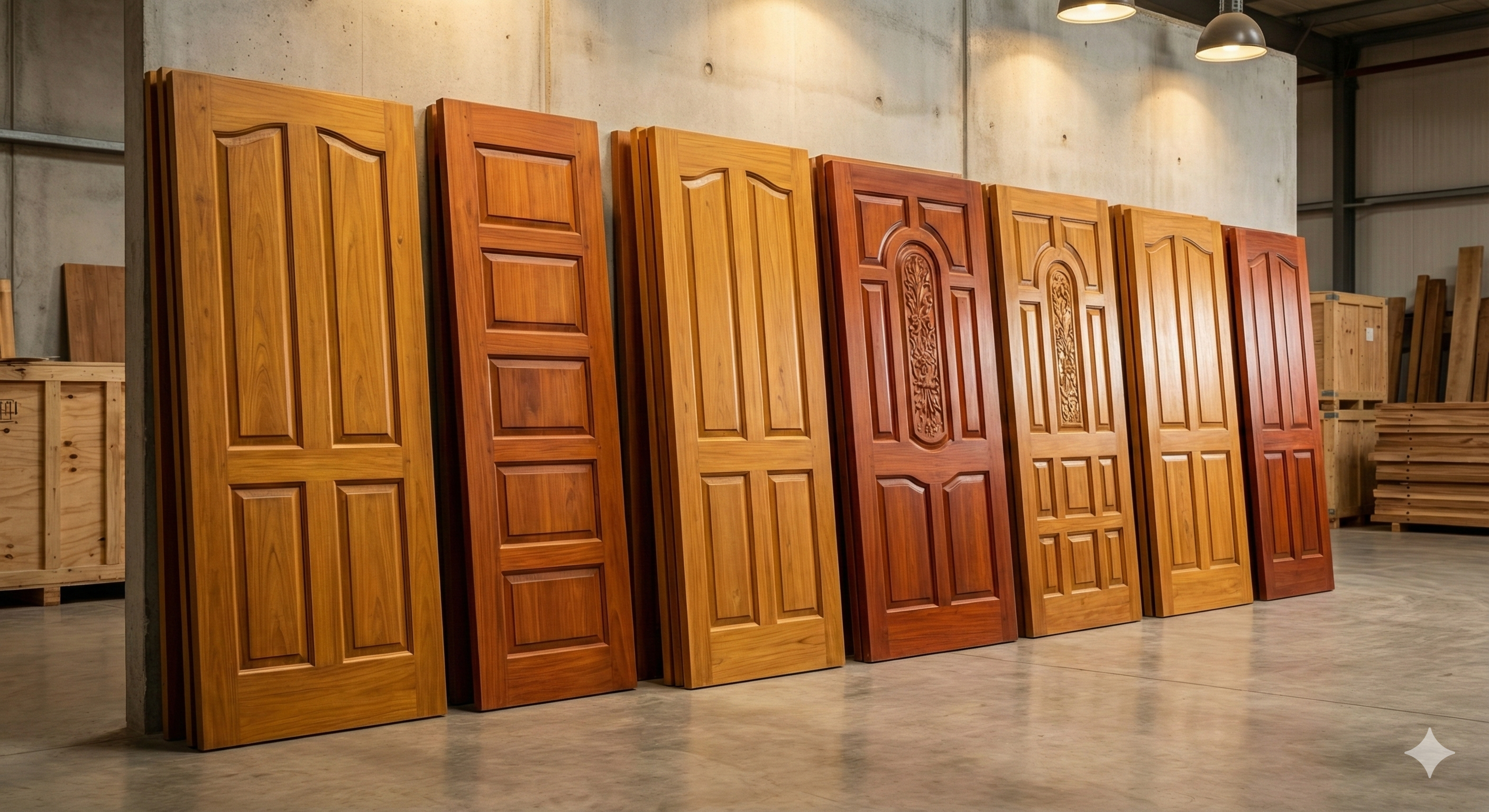 Teak Wood Door (Sagwan)